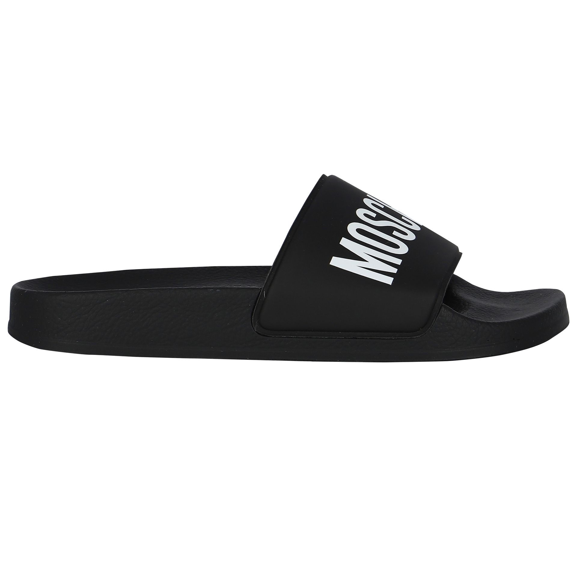Moschino sliders black on sale