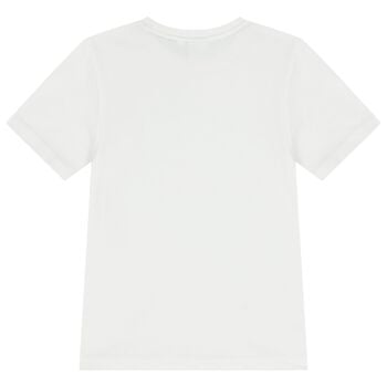 Boys White Logo T-Shirt