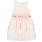 Girls Pink & White Floral Dress, 2, hi-res