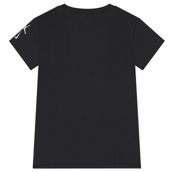 Boys Black Jordan Logo T-Shirt