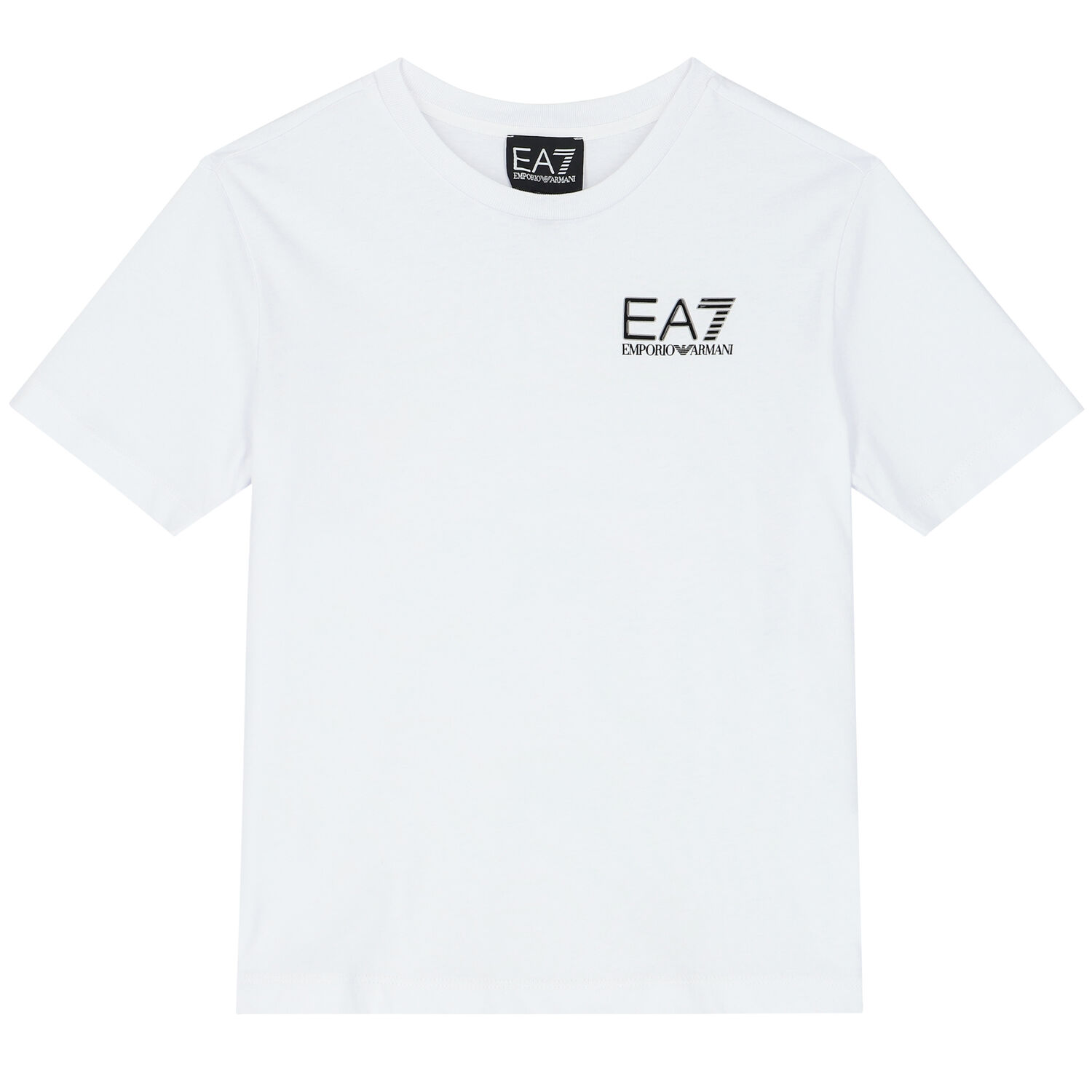 Boys White Logo T-Shirt, 3, hi-res
