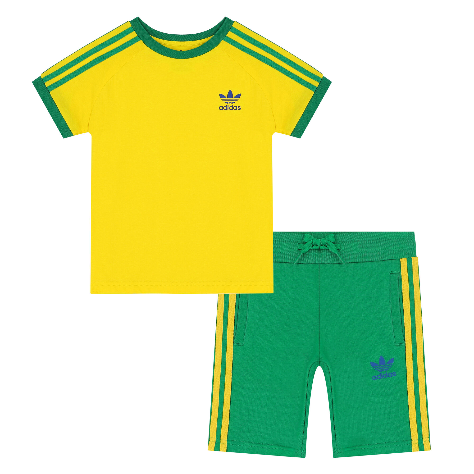 Adidas originals t shirt yellow and green shop