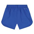 Baby Boys White & Blue Logo Shorts Set, 1, hi-res