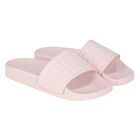 Girls Pink FF Logo Sliders, 1, hi-res