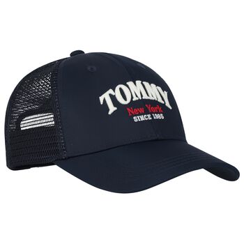 Boys Navy Blue Logo Cap