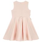 فستان للبنات مزين بالورود باللون الوردي , 2, hi-res