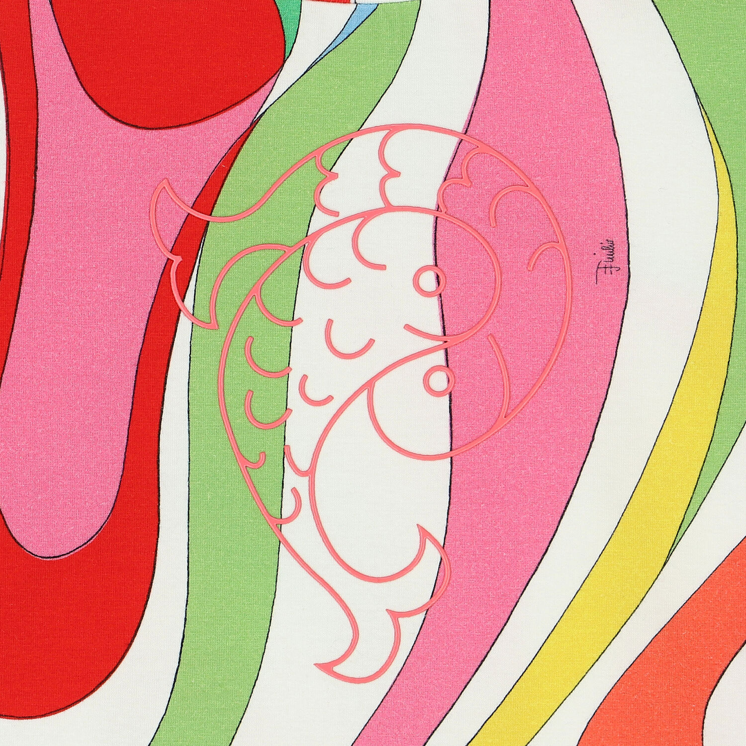 Girls Ivory Marmo T-Shirt, 1, hi-res