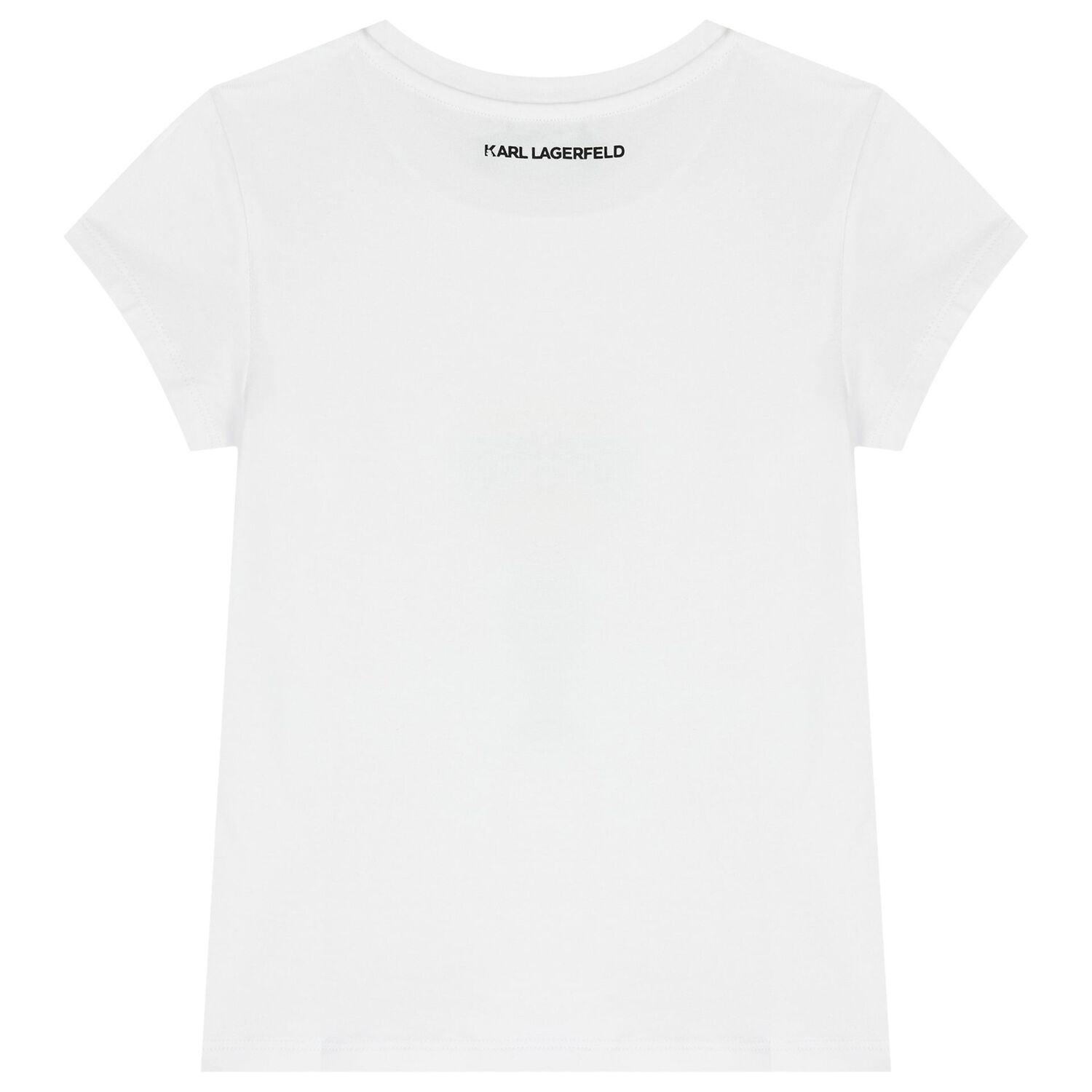 Girls White Ikonik Logo T-Shirt, 2, hi-res