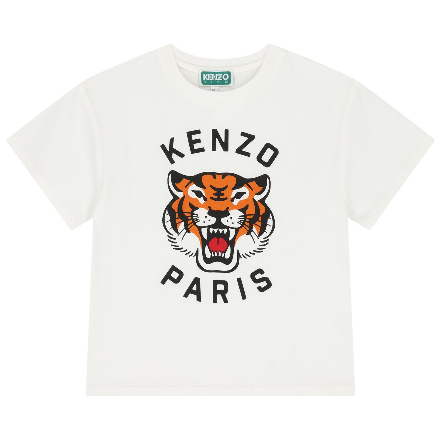 Ivory Tiger Logo T-Shirt, 1, hi-res