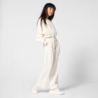 Girls Ivory Logo Trousers, 2, hi-res