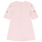 Girls Pink Embellished Dress, 2, hi-res