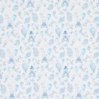 Baby Boys White & Blue Toile de Jouy Blanket, 1, hi-res
