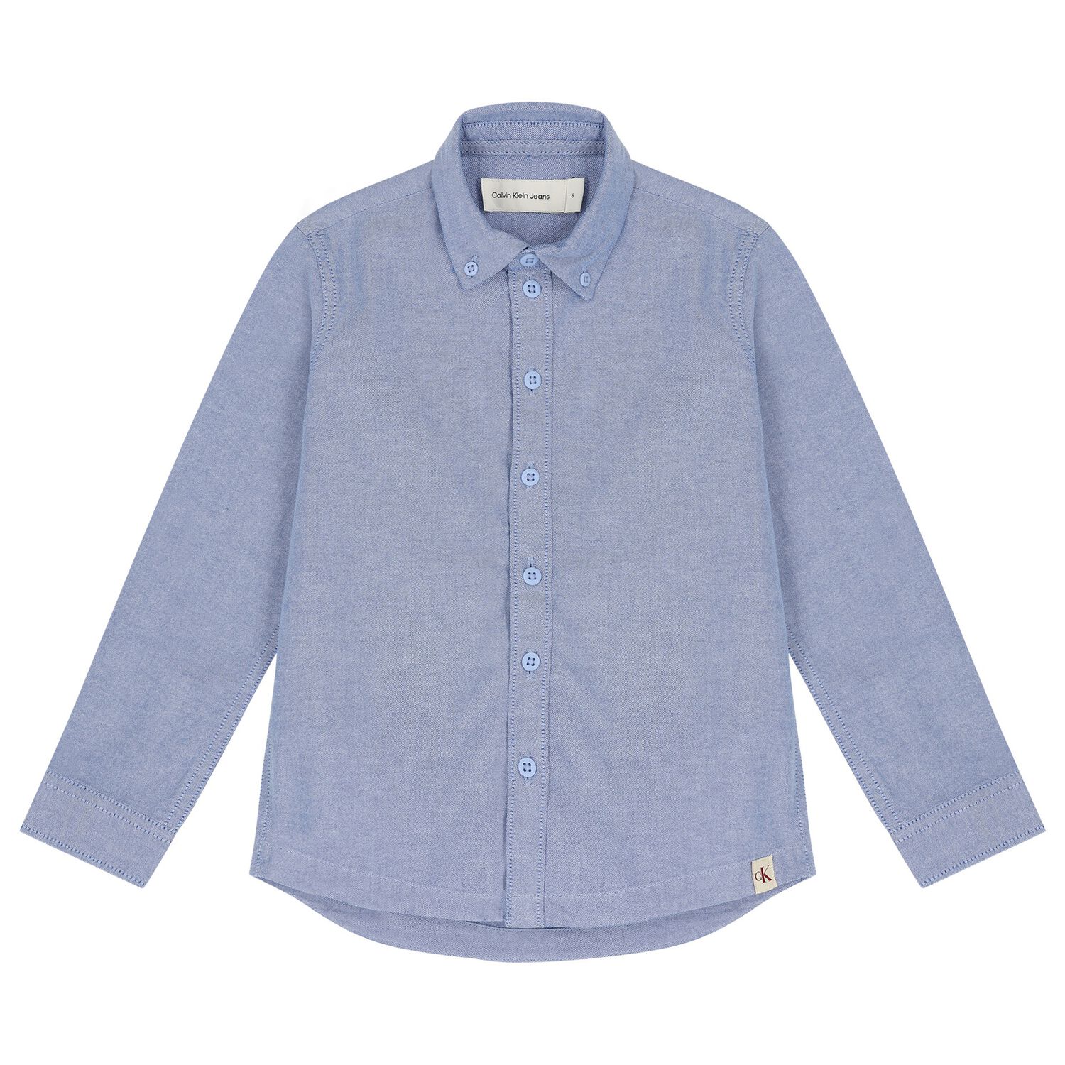 قميص أولاد بالشعار باللون الأزرق, 1, hi-res image number null