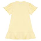 Girls Yellow Logo Bag Dress, 1, hi-res