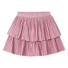 Girls Pink Pleated Skirt, 3, hi-res