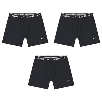 Boys Black Boxer Shorts ( 3-Pack )