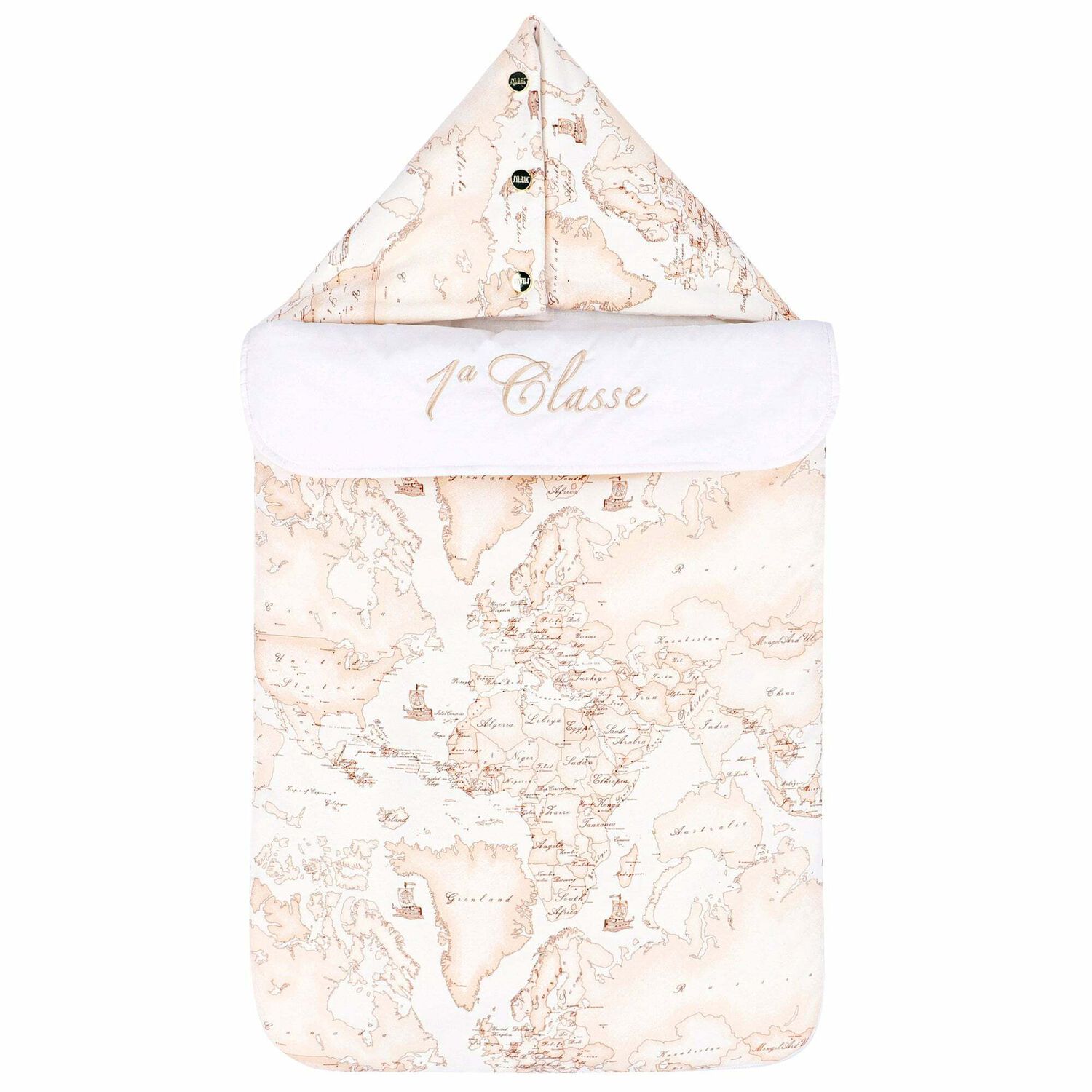 مدس بطبعة خريطة باللون العاجى, 2, hi-res