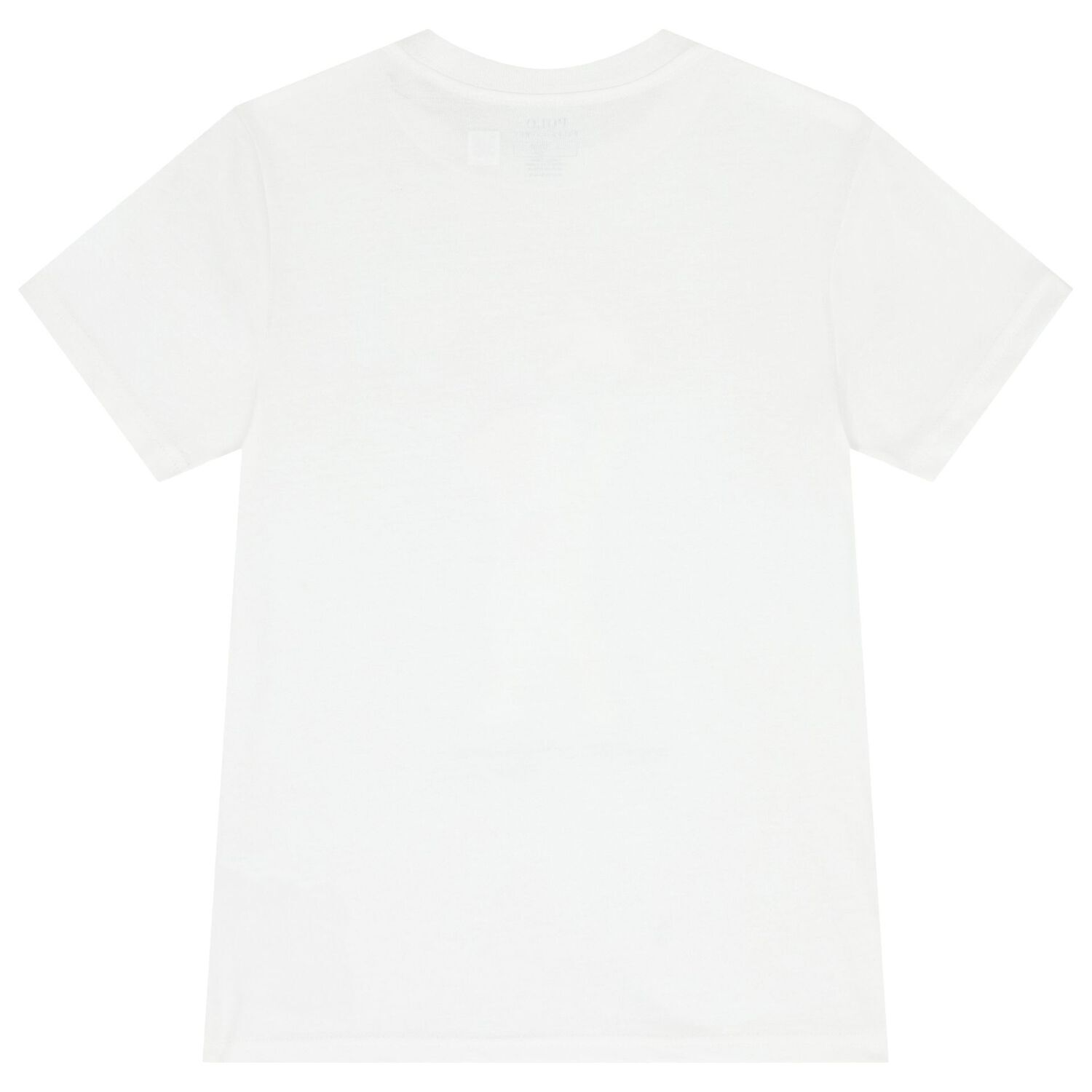 تي شيرت بولو بطبعة الدب باللون الأبيض للأولاد, 1, hi-res image number null