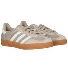 Beige & White Gazelle Trainers , 1, hi-res