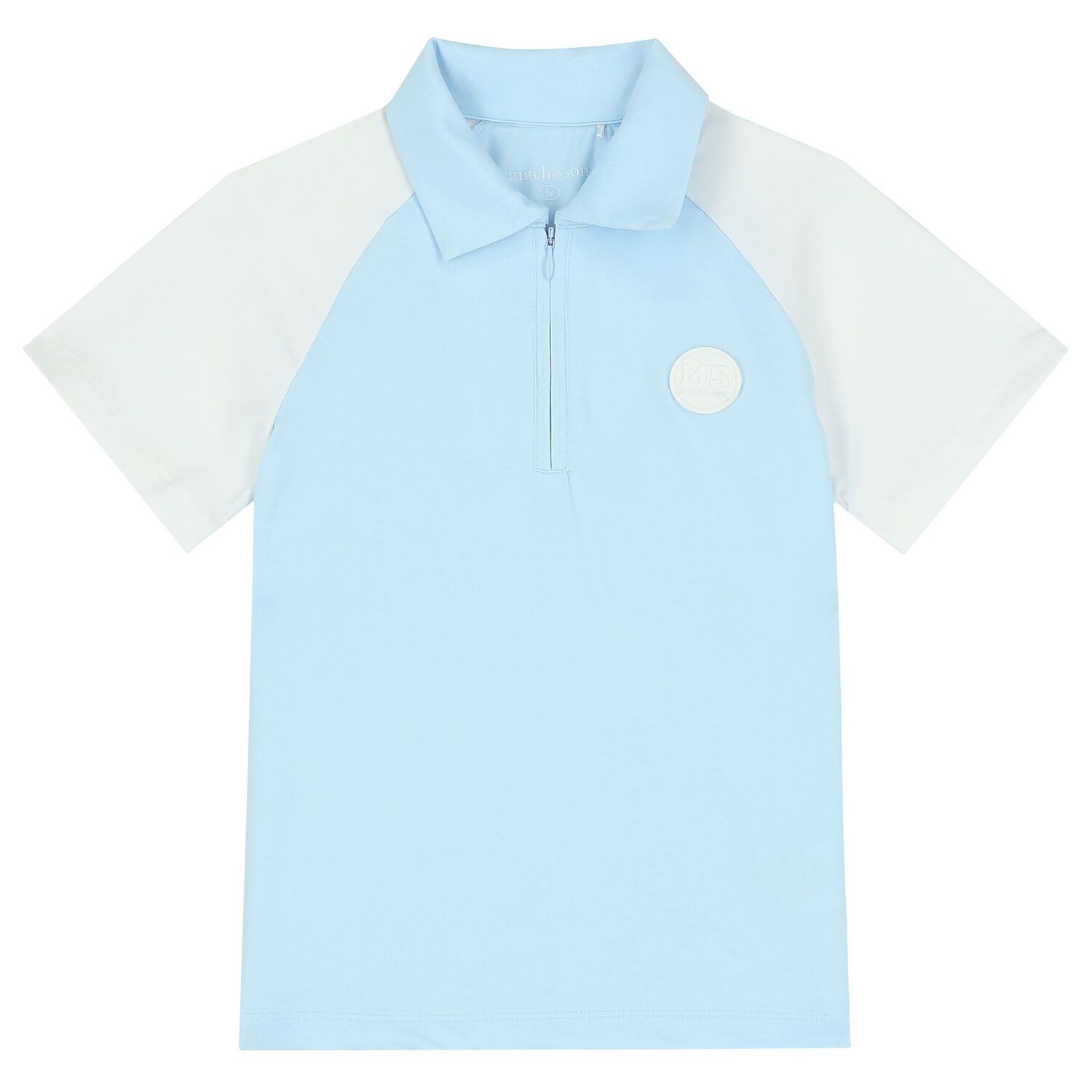 Boys Blue & White Logo Shorts Set, 1, hi-res image number null