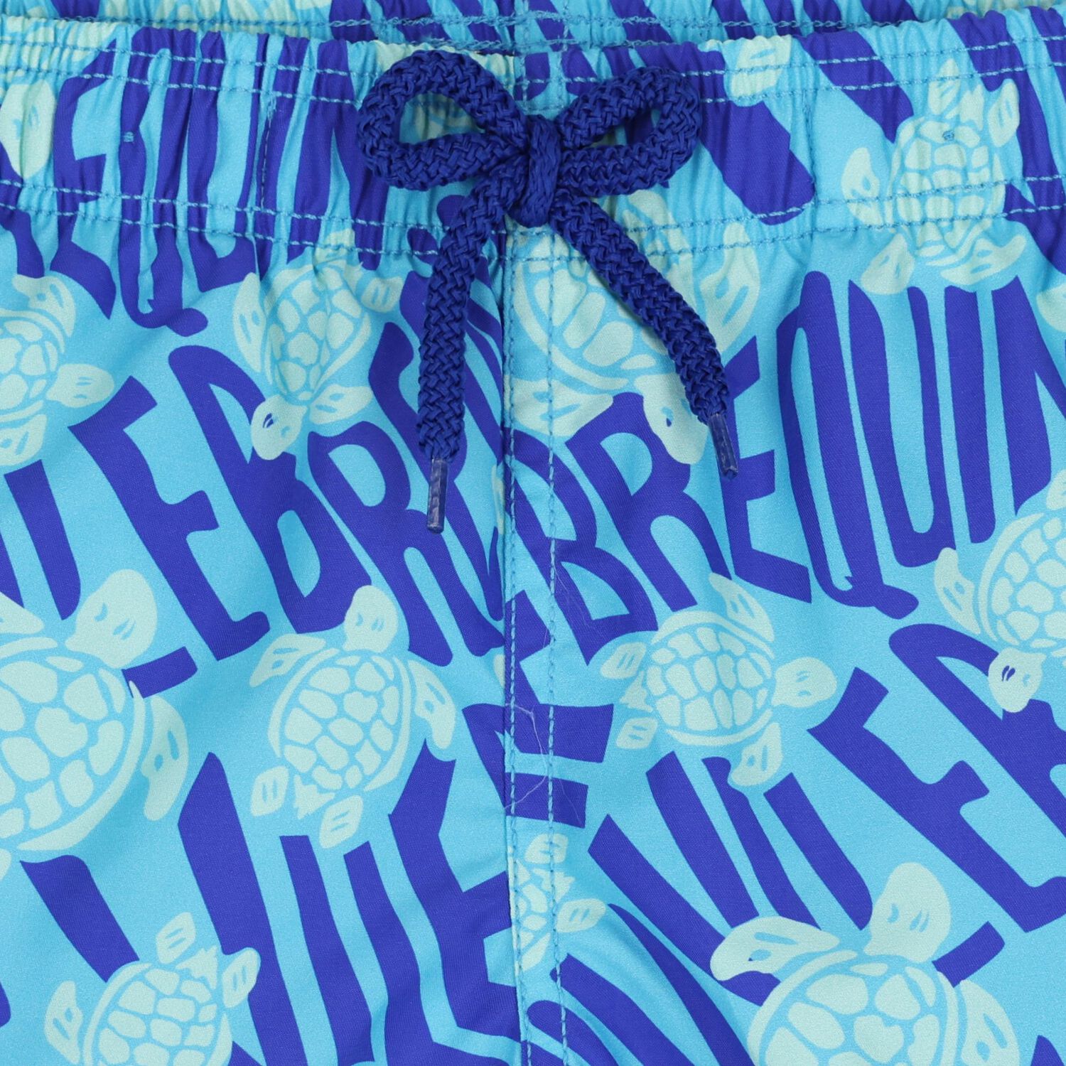 Boys Blue Turtle Swim Shorts, 1, hi-res