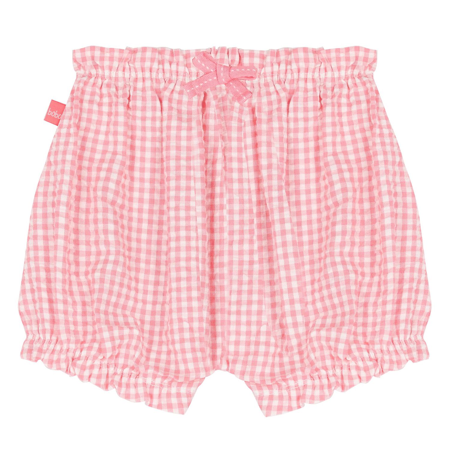 Younger Girls White & Pink Shorts Set, 1, hi-res image number null