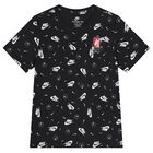 تي شيرت بشعار أسود, 2, hi-res