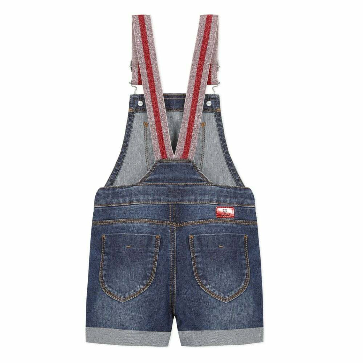 Girls Denim Dungarees, 1, hi-res image number null