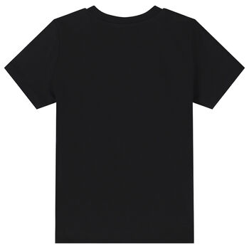 Black Teddy Bear Logo T-Shirt