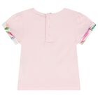 طقم شورت بنات بطبعة نباتية, 1, hi-res