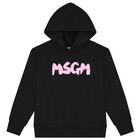 Black Logo Hooded Top, 3, hi-res
