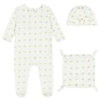 Baby Girls Ivory Logo Babygrow Gift Set, 1, hi-res