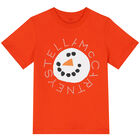 تيشيرت بالشعار باللون الاحمر للاولاد, 1, hi-res