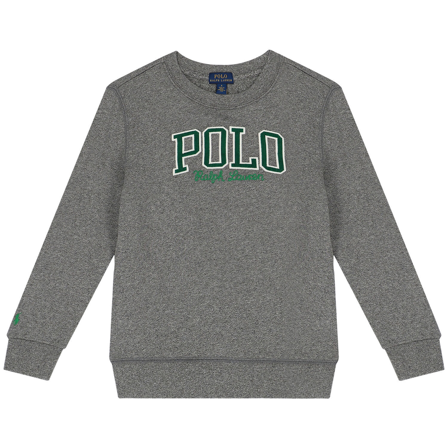 Boys Grey Logo Sweatshirt, 1, hi-res image number null