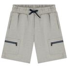 Boys Beige Shorts, 2, hi-res