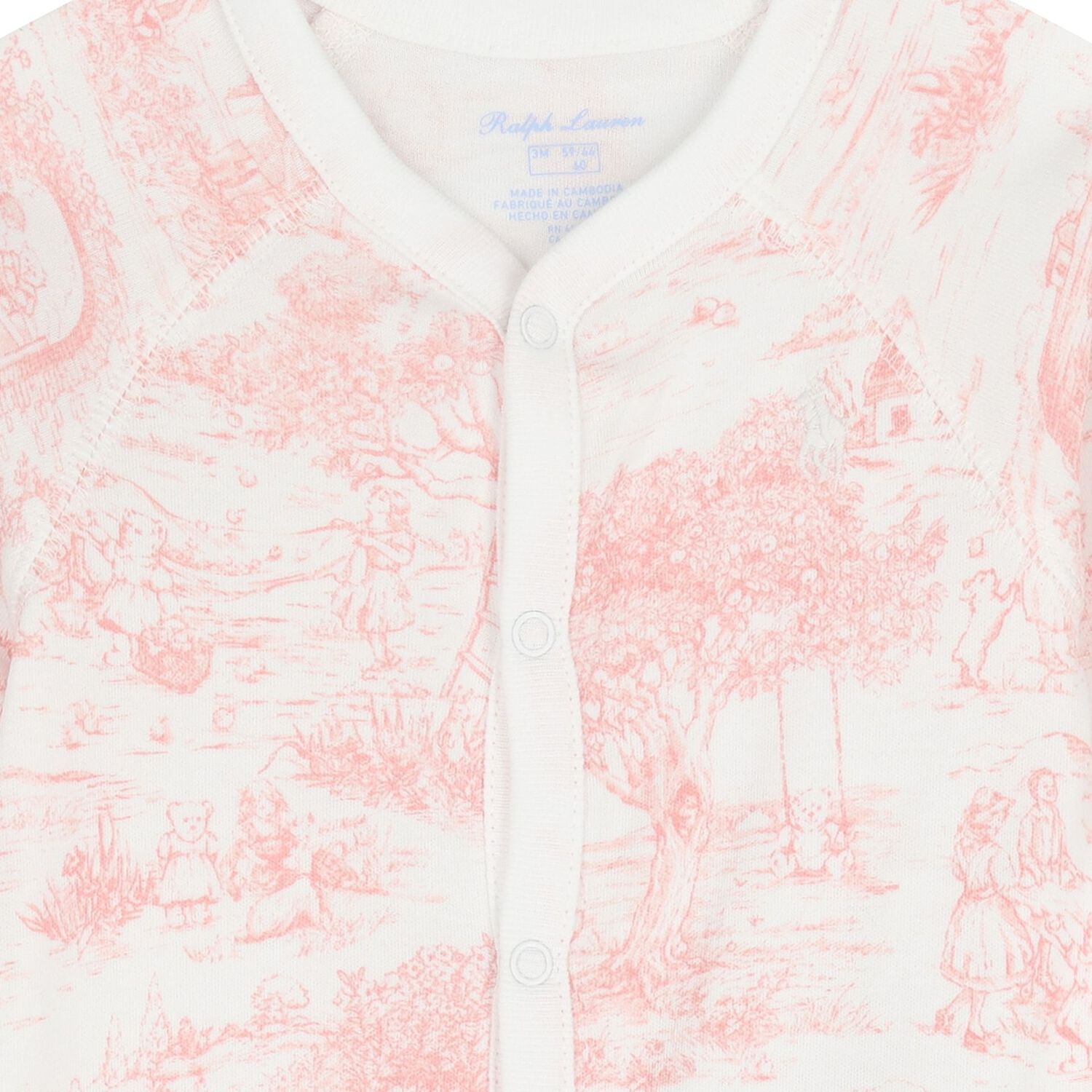 Baby Girls Ivory & Pink Babygrow Gift Set, 1, hi-res