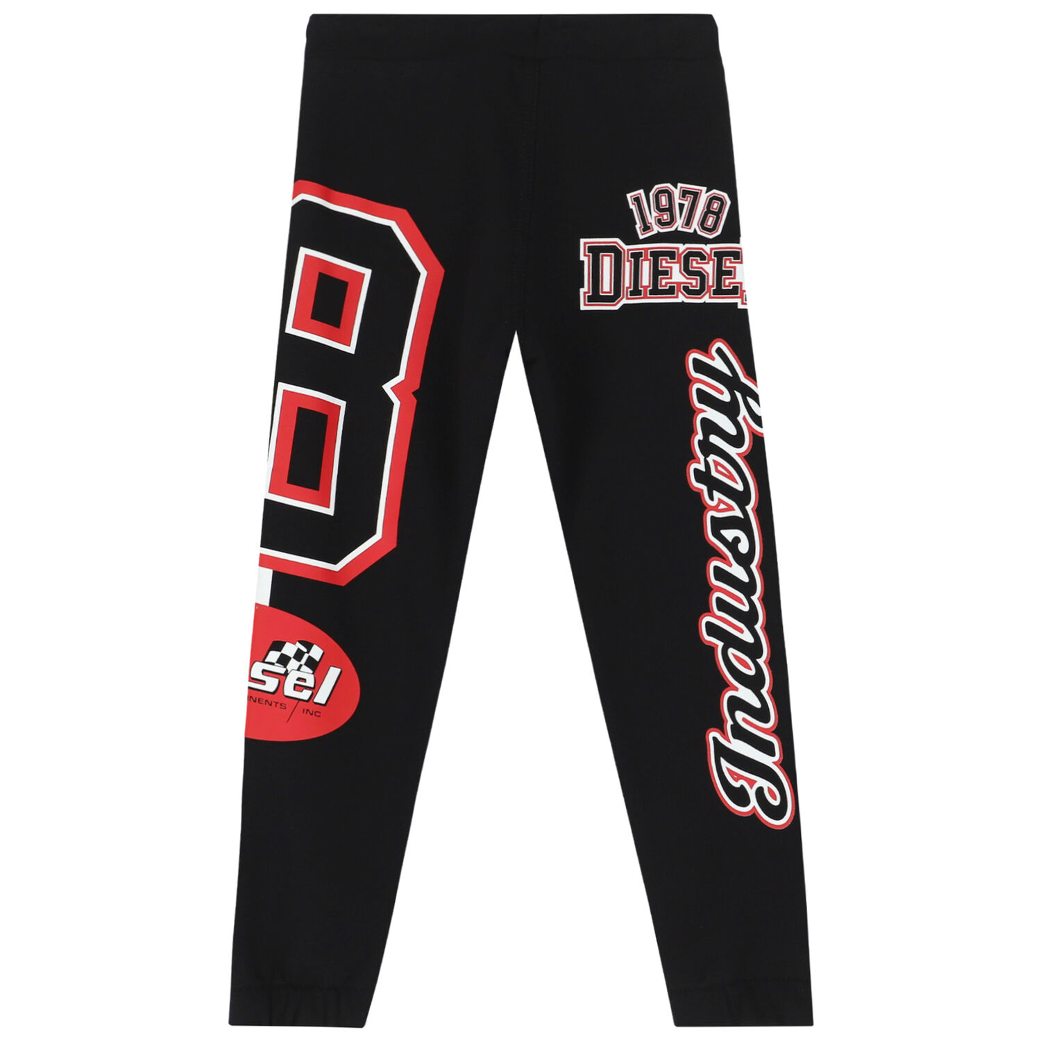 Boys Black Logo Joggers, 1, hi-res