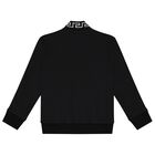 Black & White Medusa Zip Up Top, 1, hi-res