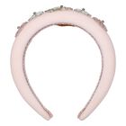 ربطة رأس بنات بطبعة الزهور باللون الزهري, 1, hi-res