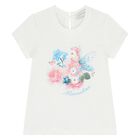 Younger Girls White Fairy T-Shirt, 1, hi-res