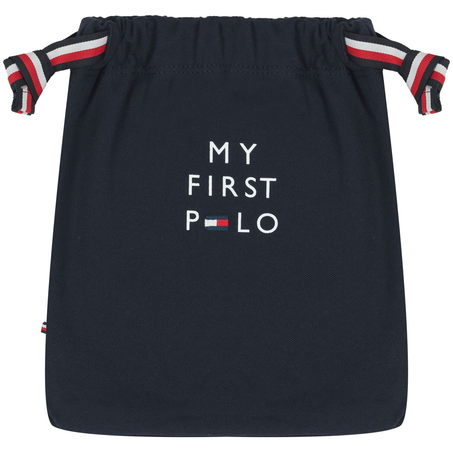 Baby Boys Navy Blue Logo Bodysuit, 1, hi-res