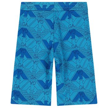Boys Blue Logo Shorts