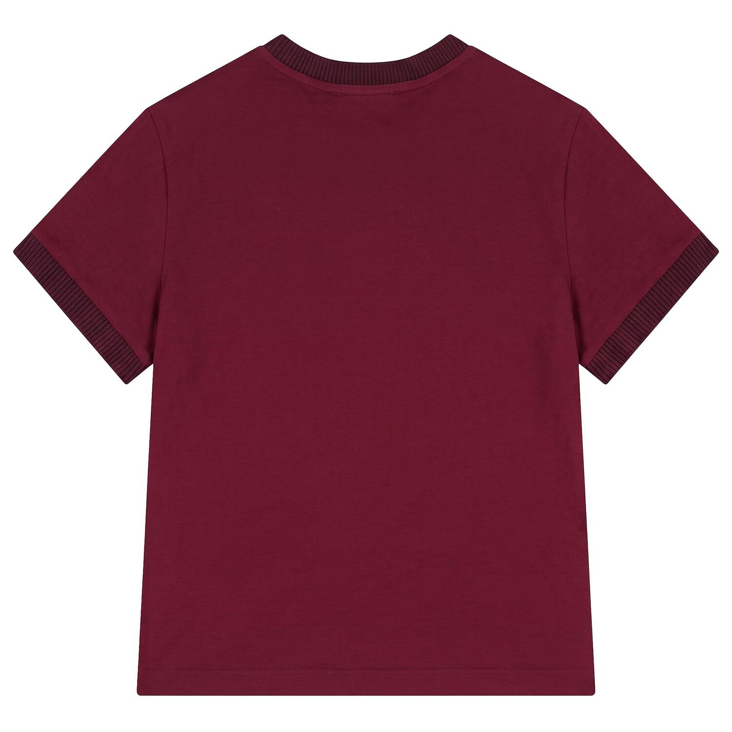 Girls Burgundy Peony T-Shirt, 1, hi-res