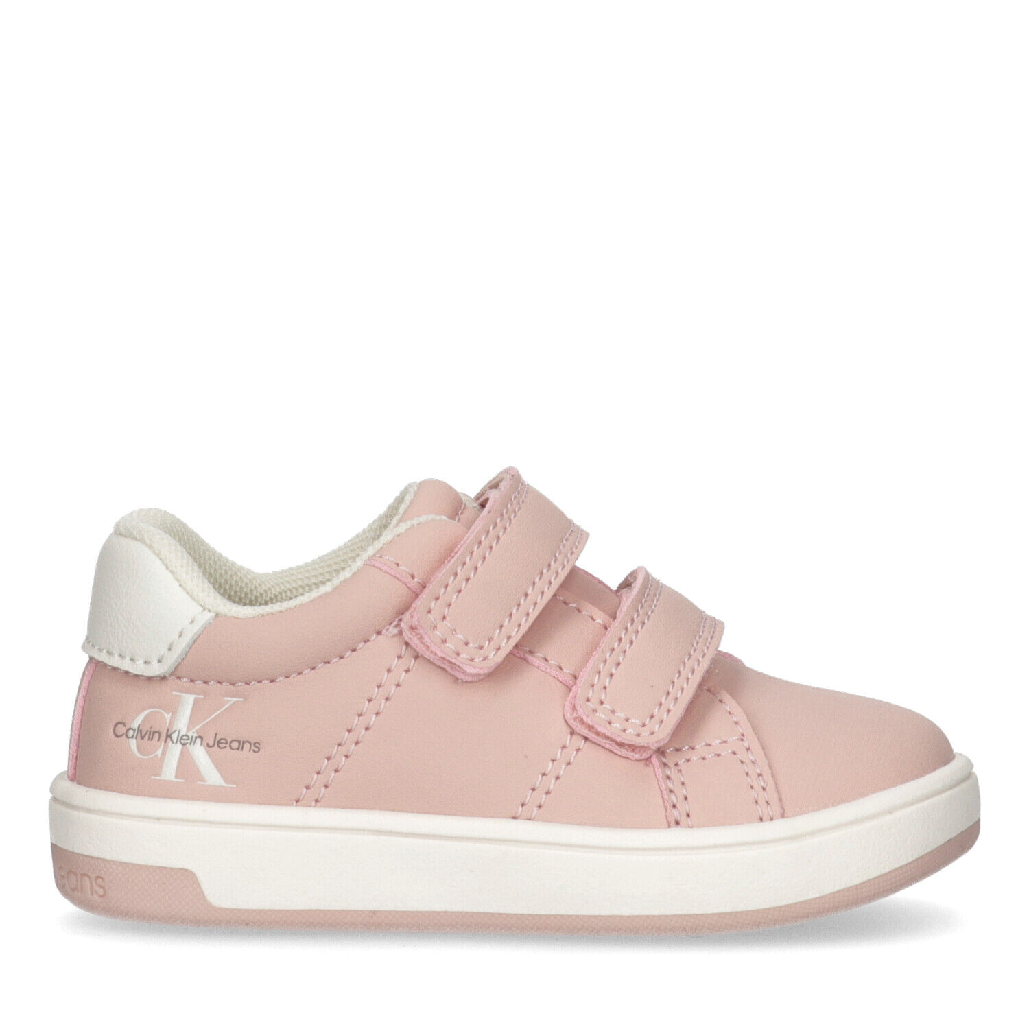 Calvin Klein Girls Pink Logo Trainers Junior Couture UAE