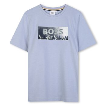 Boys Blue Logo T-Shirt