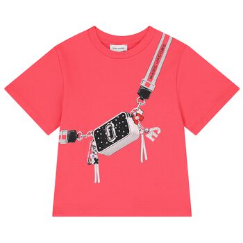 Girls Pink Bag T-Shirt