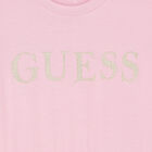 Girls Pink Logo Dress, 1, hi-res