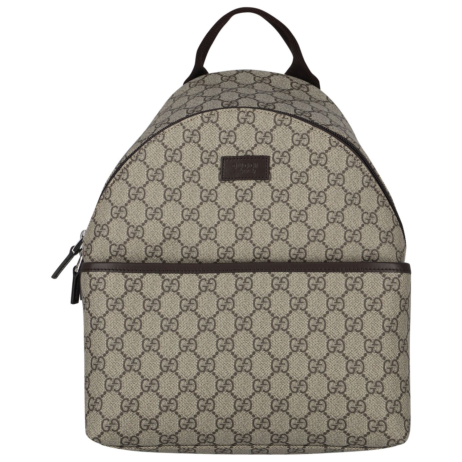 Brown GG Supreme Backpack, 1, hi-res