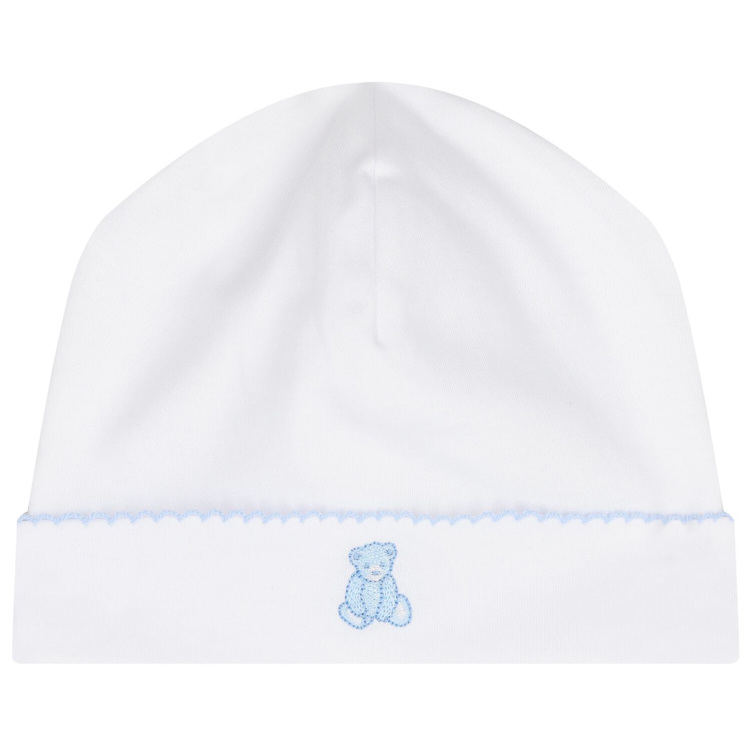 Baby Boys White & Blue Teddy Bear Time Babygrow Set, 1, hi-res