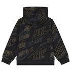 Boys Black Logo Tracksuit, 1, hi-res